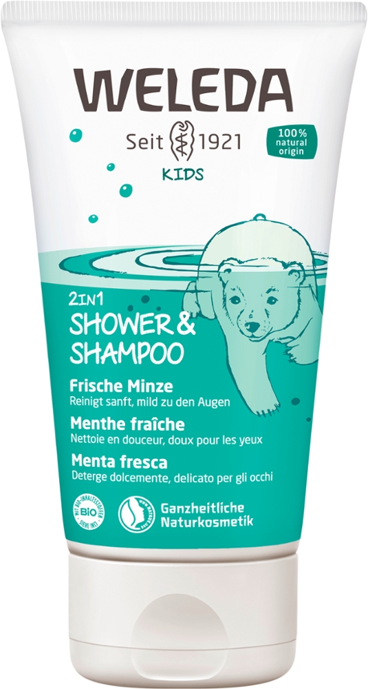 Weleda Kids 2in1 Shower & Shampoo Frische Minze